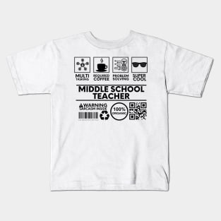 Middle School Teacher Kids T-Shirt